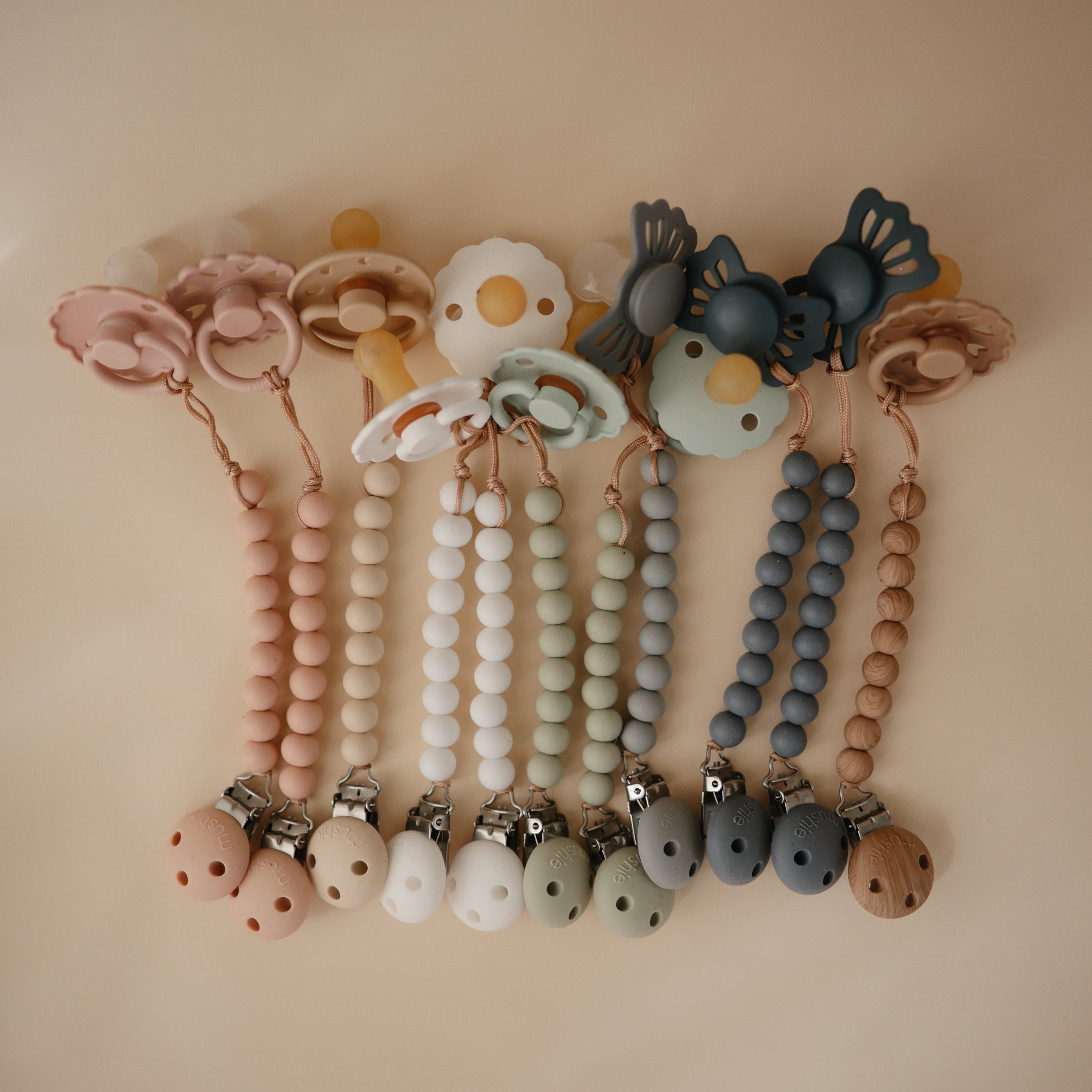 Image of FRIGG Lucky Symmetrical Silicone Pacifier 2-Pack (6-18 Months)